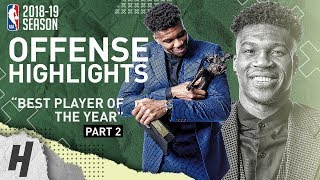 Giannis Antetokounmpo BEST MVP Highlights from 2018-19 NBA Season! BEST PLAYER IN THE WORLD? Part 2