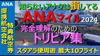 【ANAマイル価値の極大化】国際線マイル理解の決定版！提携航空会社特典航空券の「トリビア」を完全理解！ これで、2.3万マイルで10フライトの旅程の作り方をマスター！　そして世界へ羽ばたこう！