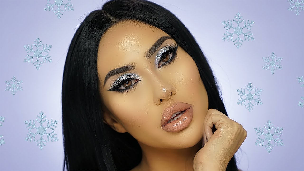 Frosty Holiday Makeup Tutorial Brittanybearmakeup Youtube
