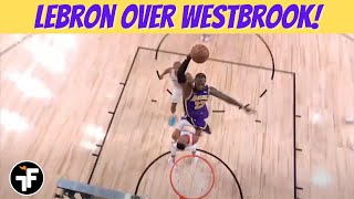LeBron James Dunks on Russell Westbrook! | Lakers vs Rockets