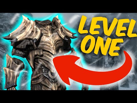 HOW TO GET DRAGON BONE ARMOR AT LEVEL 1 – BEST ARMOR IN SKYRIM