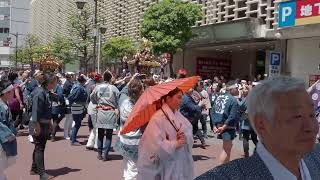 烏森神社　例大祭　本社神輿渡御　女神輿　先導神輿　2024/05/05  a9