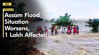 Assam Flood: Lakh Affected, Villages Submerged, Rivers Flooded, Situation Remains Grim