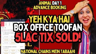 Animal Advance Booking Report 11 🔥🔥🔥|| Animal Box Office collection || Animal || #ranbirkapoor