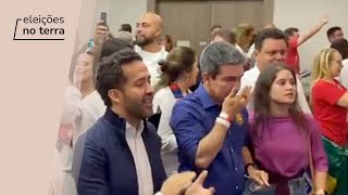 Aliados comemoram momento da virada de Lula (PT) na apuração do 2º turno