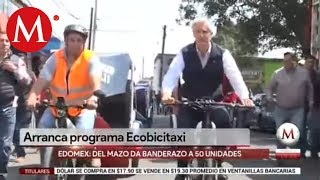 Del Mazo arranca programa Ecobicitaxi