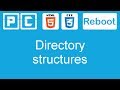 HTML5 and CSS3 beginners tutorial 8 - directory structures