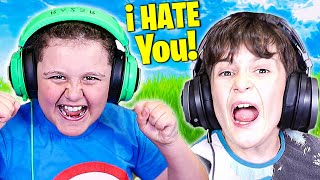 Trolling My Little Bro's HACKER in Fortnite!