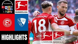 Fortuna Düsseldorf vs VFL Bochum Relegation zur deutschen Fußball-Bundesliga Highlights