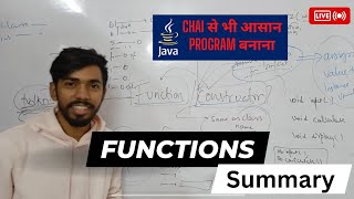FUNCTION in One Shot Computer Class 10 ICSE ISC Java Programming