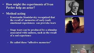 Distance 101 Lecture 12 Real life examples of classical conditioning video
