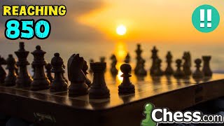 REACHING 850 RATING IN CHESS | CHESS STREAM