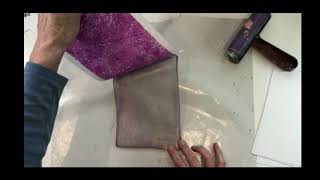 Gel Printing Backgrounds with PaperArtsy Fresco Acrylics