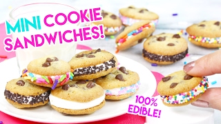 How to Make MINI Cookie Sandwiches in an Easy Bake Oven!