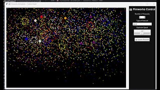 🎆 Fireworks Animation Control in python