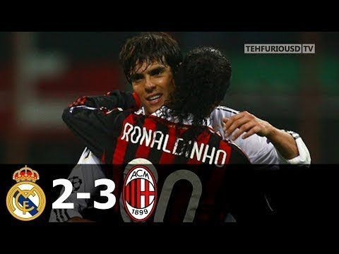 Real Madrid Vs AC Milan 2 3 All Goals And Highlights With English ...