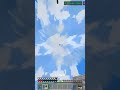 When you CLUTCH on the HACKER (Hive Skywars Minecraft Bedrock) #shorts #minecraft #hive