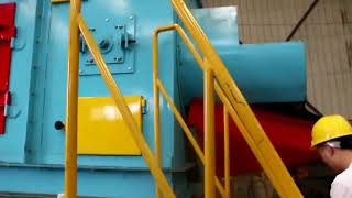 continuous automatic loading and unloading tumble shot blasting machine