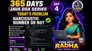 Narcissistic Number in Java | Java DSA Day 4 🚀 | Interview Question Explained