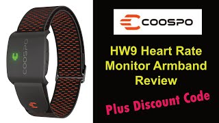 Coospo HW9 armband heart rate monitor review