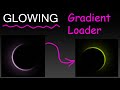 CSS3 Glowing Gradient Loader Ring Animation Effects