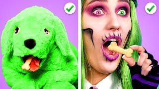 10 ZOMBIE WAYS TO SNEAK FOOD! Sneak Candy Anywhere You Go, Funny Hacks & Tips by Crafty Panda