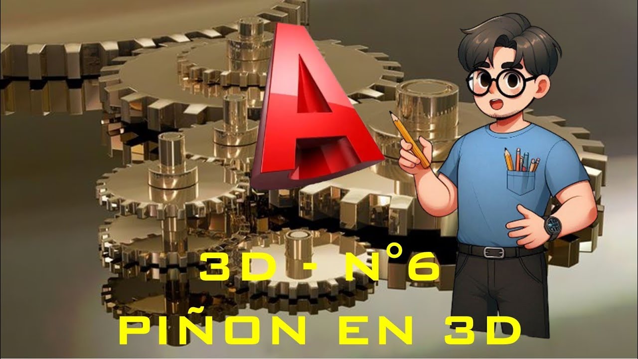 Piñon 3d Autocad Youtube