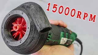 3D Printer Turbine for Drill