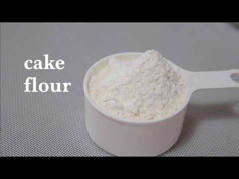 Cake flour substitute recipe