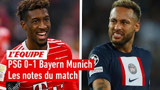 PSG 0-1 Bayern Munich : Les notes du match
