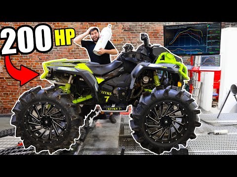 Dyno Testing GIANT FOUR-WHEELER! *My First Ever Can-Am*