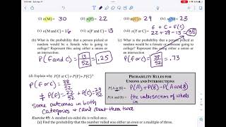 Algebra 2 Unit 12 Lesson 3 Adding Probabilities