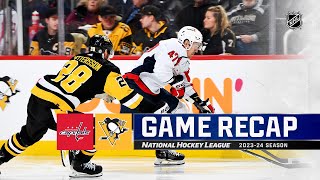 Capitals @ Penguins 1/2 | NHL Highlights 2024