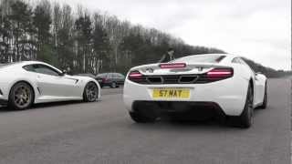 McLaren MP4-12C vs Ferrari 599 GTO at VMax 200 Starfire