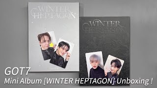 GOT7 - Mini Album [WINTER HEPTAGON] Unboxing !