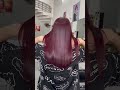 màu nhuộm đỏ cherry tóc hair hairstyle màu