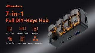 Now on Kickstarter: Memdock 7-In-1: Fully Customizable-Keys Hub For Easy Access