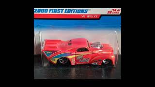 Hotwheels '41 Willys (ind. post) vid1048 1JGPVD 2000 1st editions