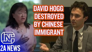 David Hogg Gets Destroyed By Chinese Immigrant On Gun Control