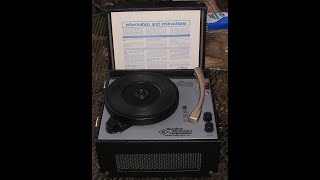 Repair/modification of a Hamilton record player, Califone RP part-out, styrene vs. vinyl 45's, etc