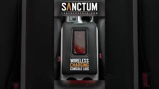 VIP Wireless Charging Console Lid! #Sanctum #LeatherSeats