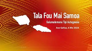 Radio Samoa - News from Samoa (06 MAY 2024)