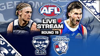 Geelong vs Western Bulldogs | AFL Round 19, 2024 Live Watch Along