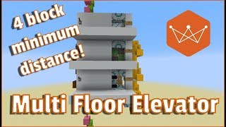 Multi Floor Bubble Column Elevator Minecraft 1 13