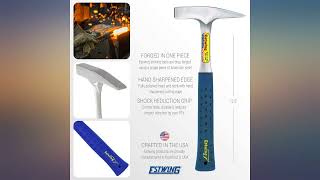 ESTWING Tinner's Hammer - 12 oz Metalworking Tool with Forged Steel Construction \u0026 review