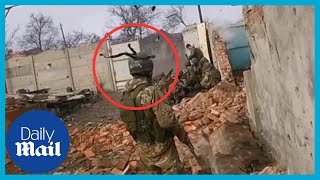 Russian soldier survives being shot in head by sniper | Ukraine war