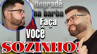 COMO FAZER DEGRADÊ NA BARBA SOZINHO! #Raphaelbarbeiro #barba #degrade