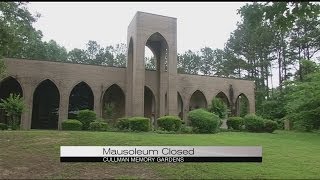 Cullman mausoleum closed, mystery leak remains