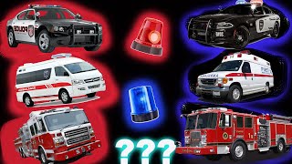 Police, Ambulance & Fire Truck Police “Siren Horn” - Sound Variations 2022