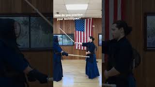 Basic practice for Kendo strike Tenouchi and control #shorts